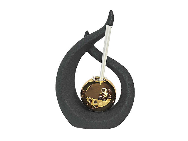 Profumatore con led 17cm oro l2108