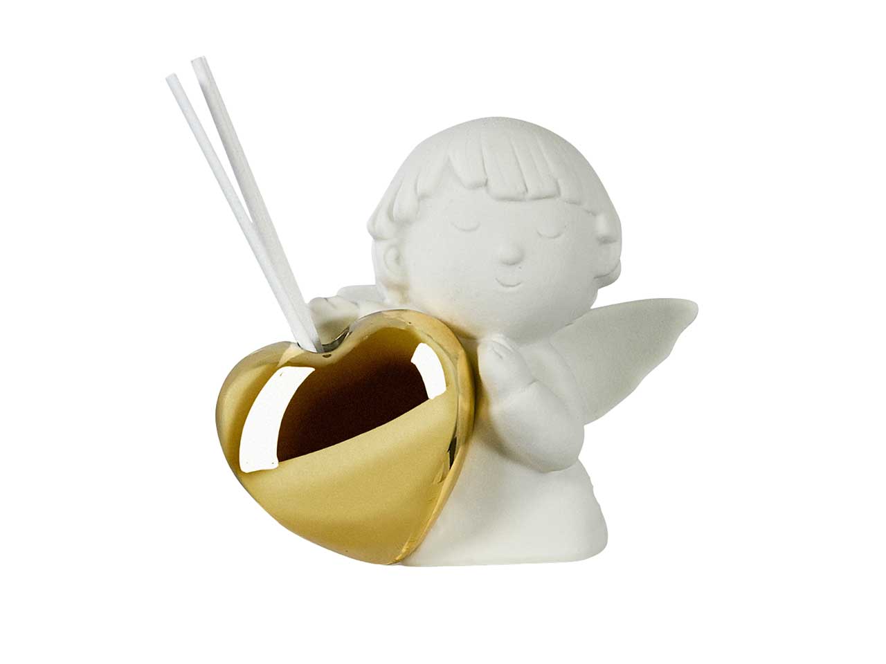 Angelo profumatore c/cuore 12x8x10,5cml2131