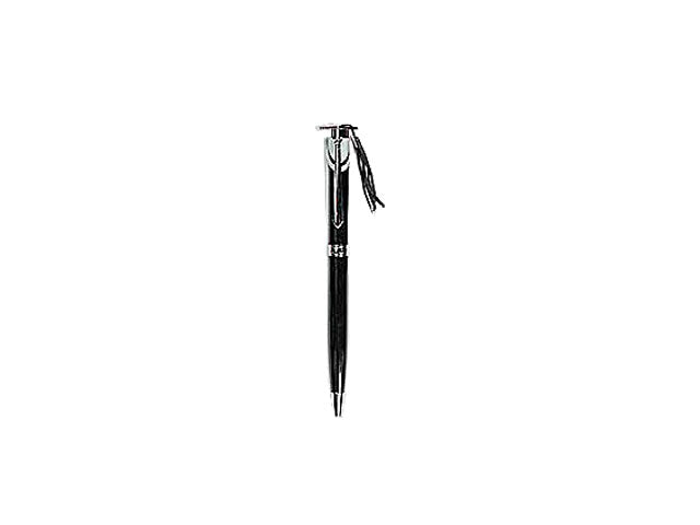 Penna laurea c/ast. alcantara nero pl2