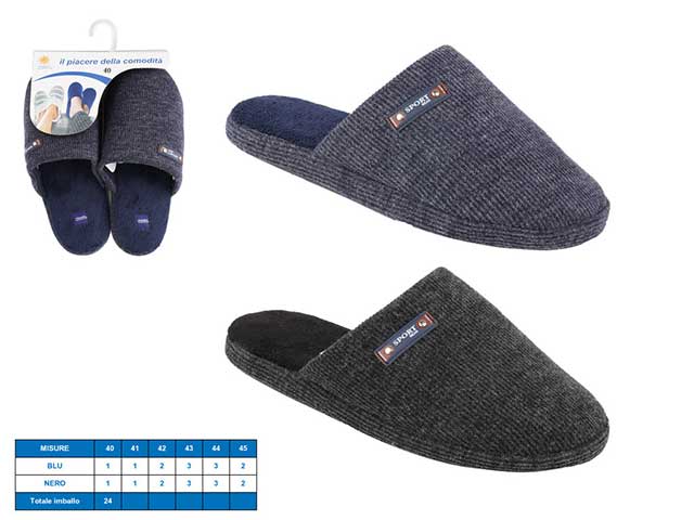 Pantofola uomo mestre 40-45
