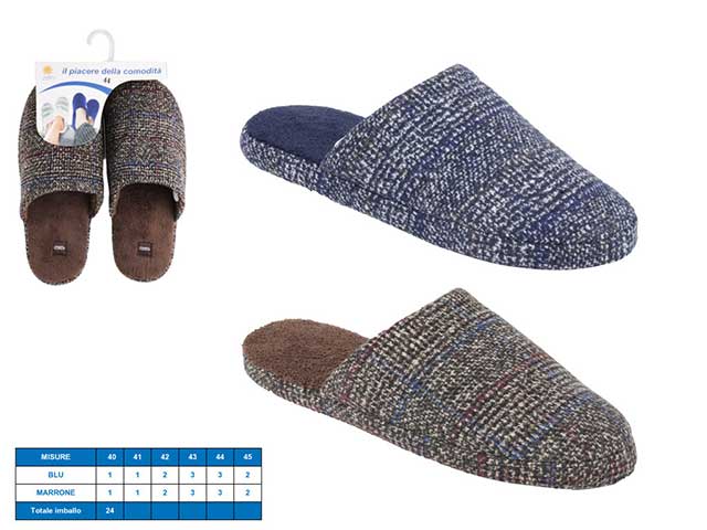 Pantofola uomo chamonix 40-45