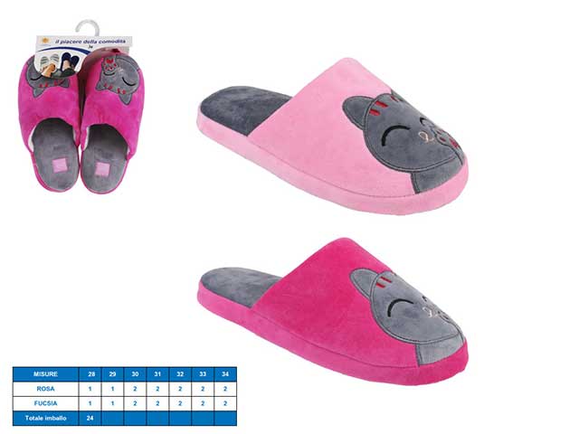 Pantofola bimbi figaro 28-34