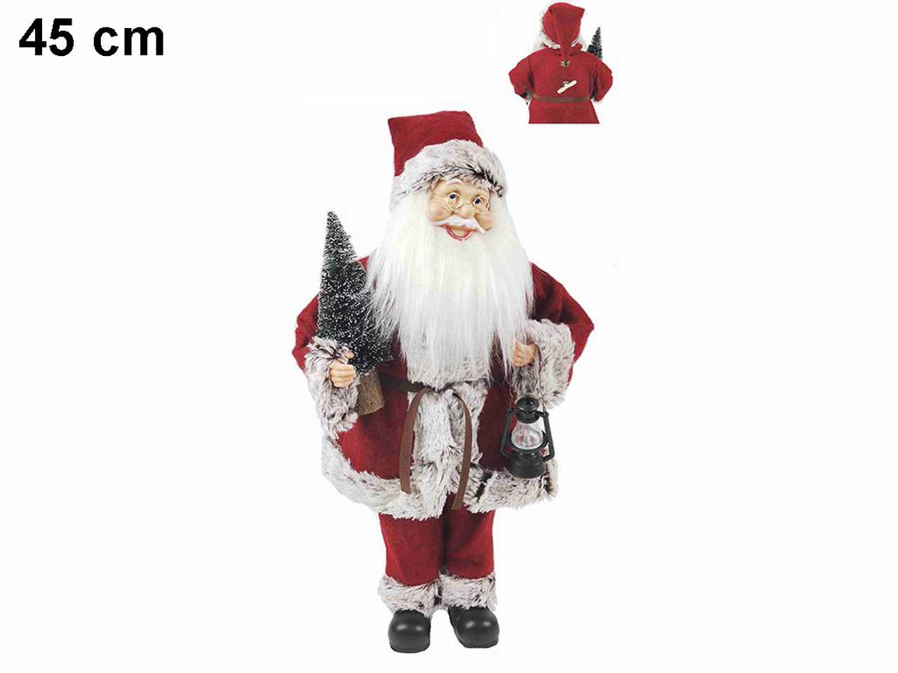 Carillon babbo natale 45cm