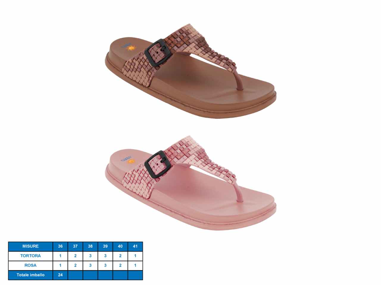 Infradito donna modello cinque terre taglie dal 36-41