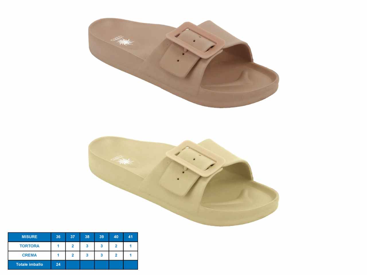 Ciabatta donna modello zaiana taglie dal 36-41
