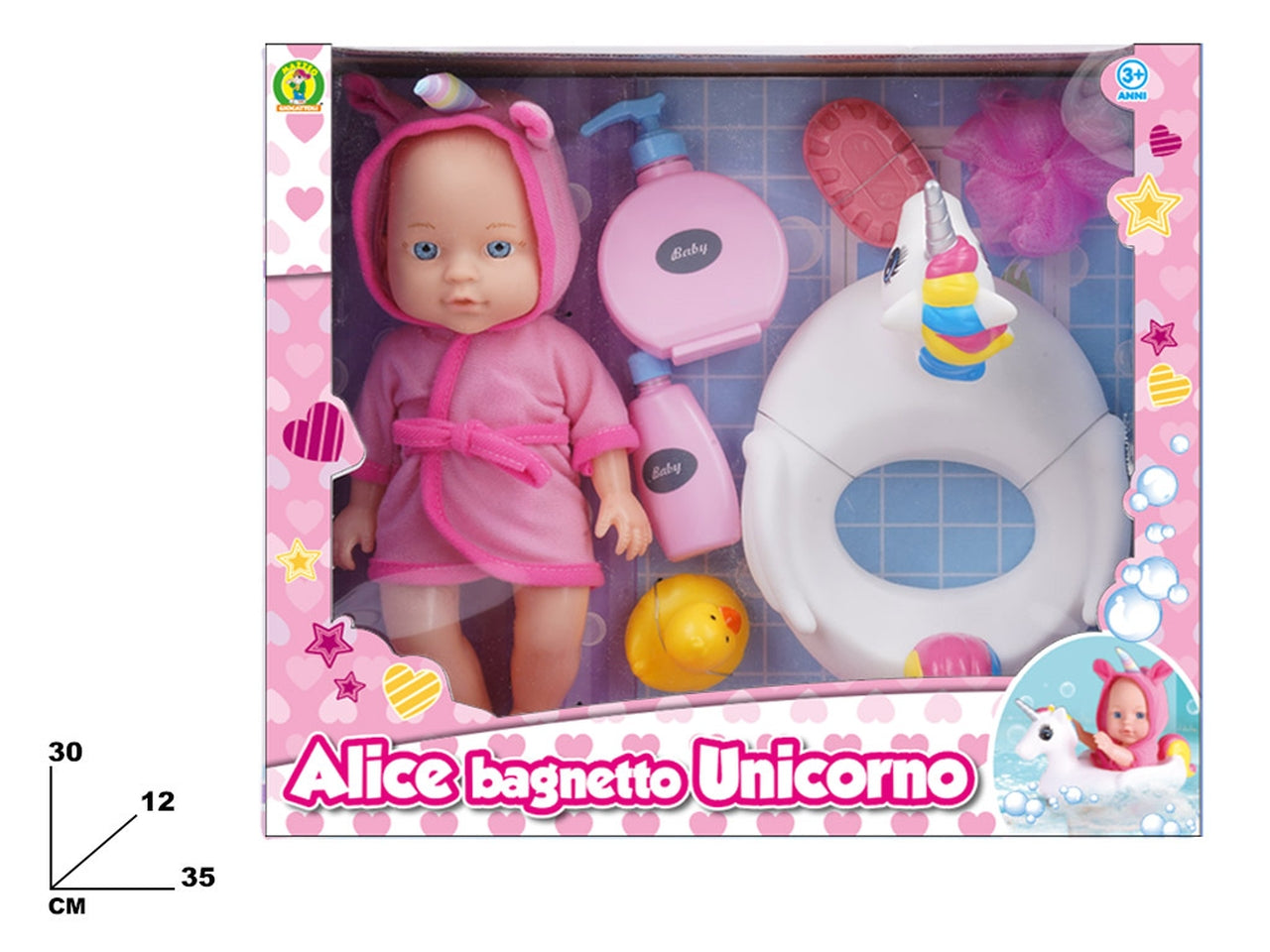 Bambola alice bagnetto