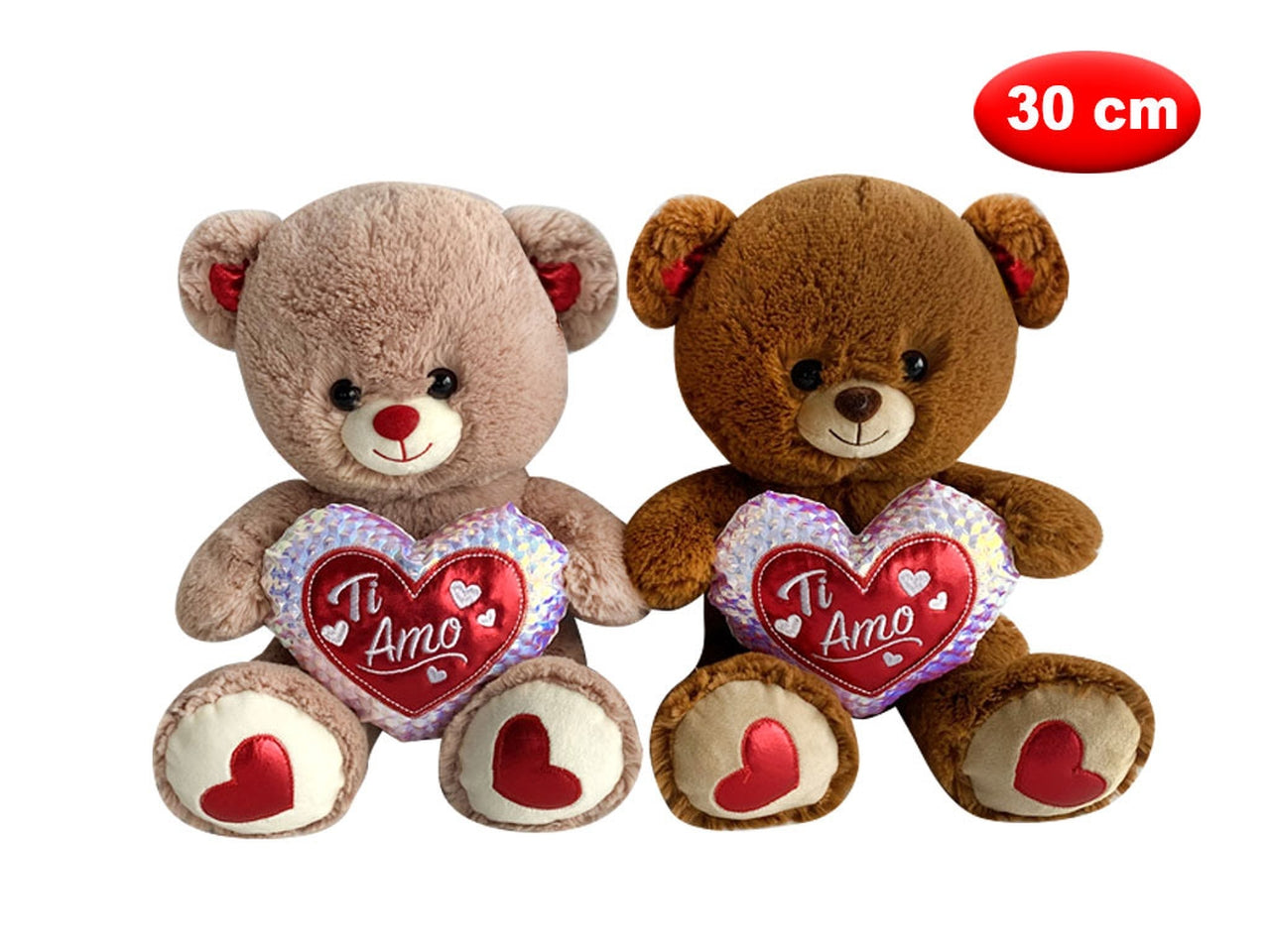 Peluche con scritta ti amo 30cm