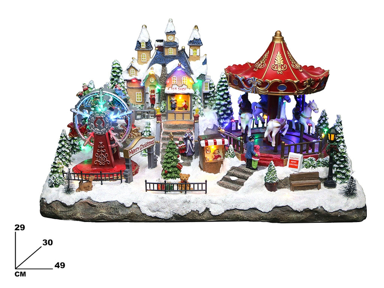 Villaggio natalizio 29,5cm