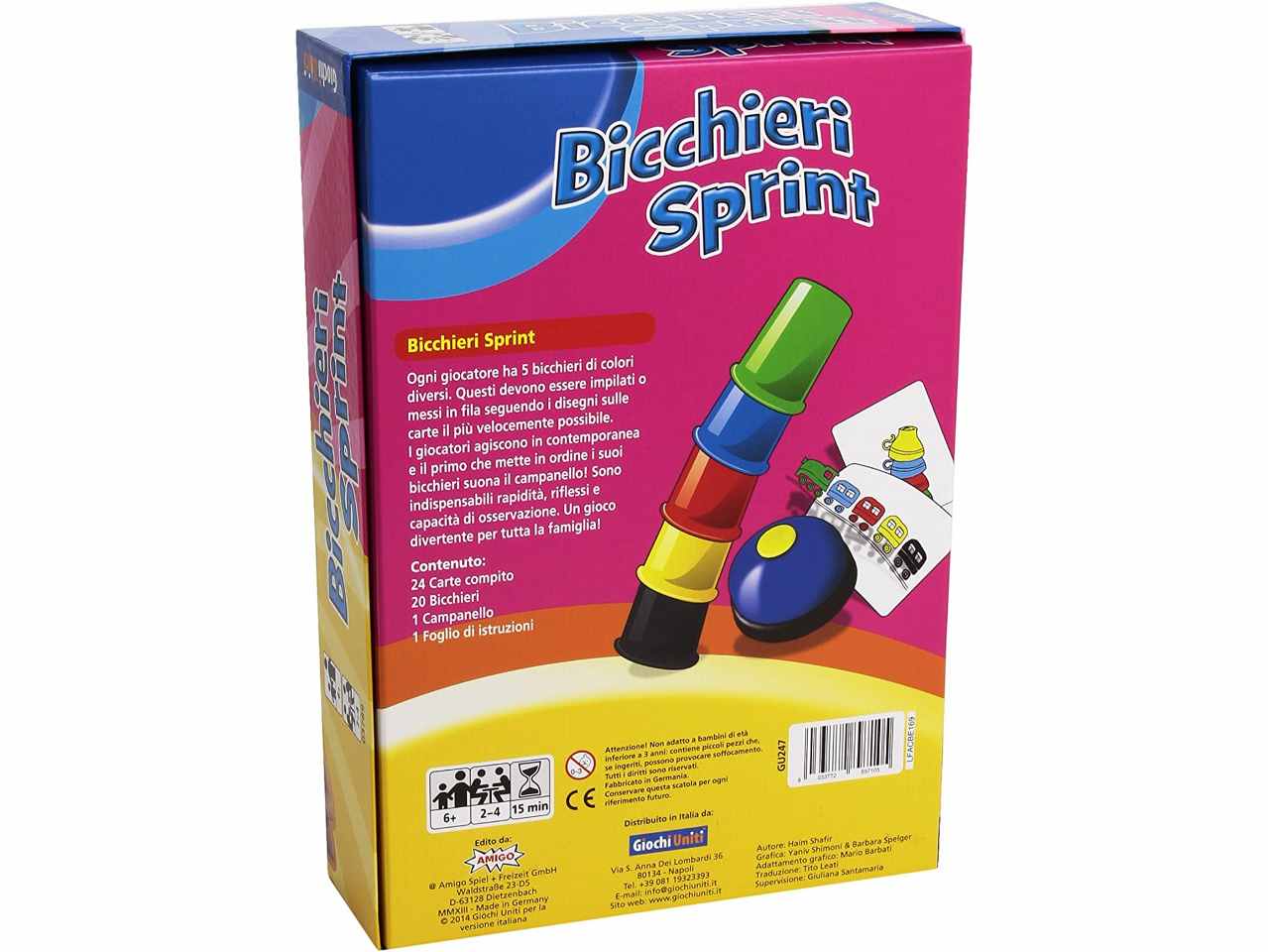 Gioco bicchieri sprint