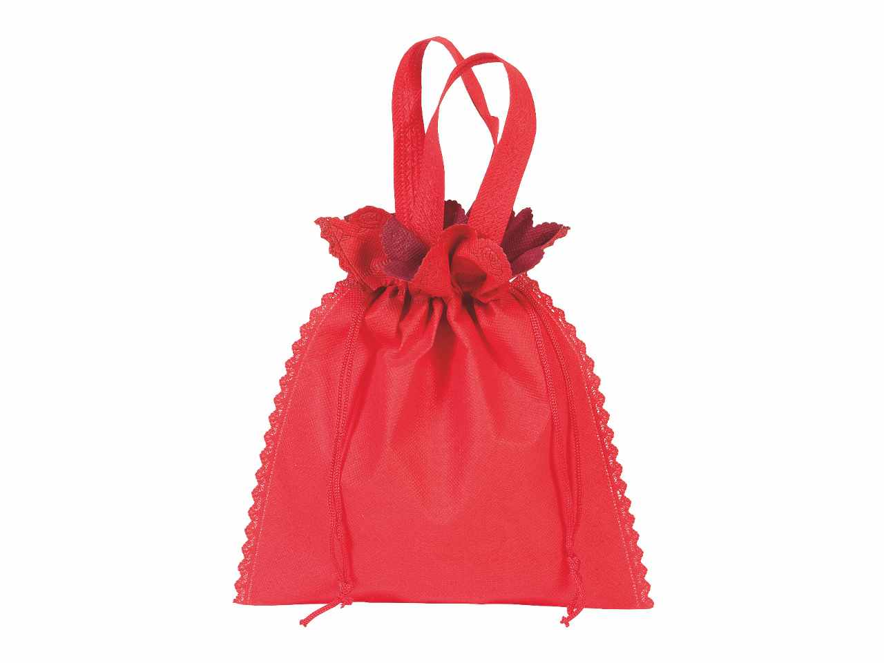 Borsa toffy 21x25cm rosso/bordeaux 21006p 08