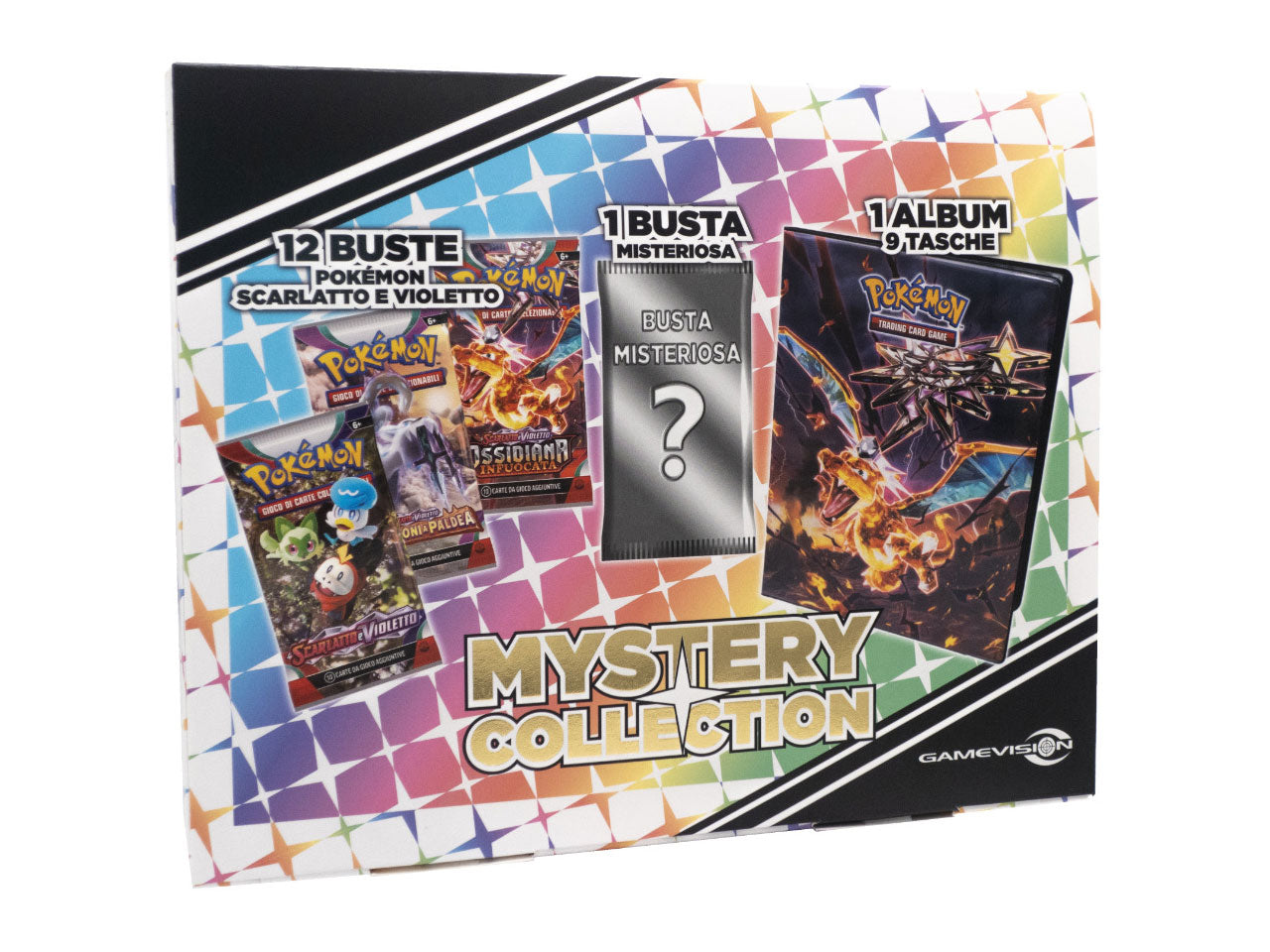 Mystery Collection Pokémon SV-01 + SV-02 + SV-03 - Multicolor, Età 6+, Gamevision, Materiali: plastica e carta | Gamevision