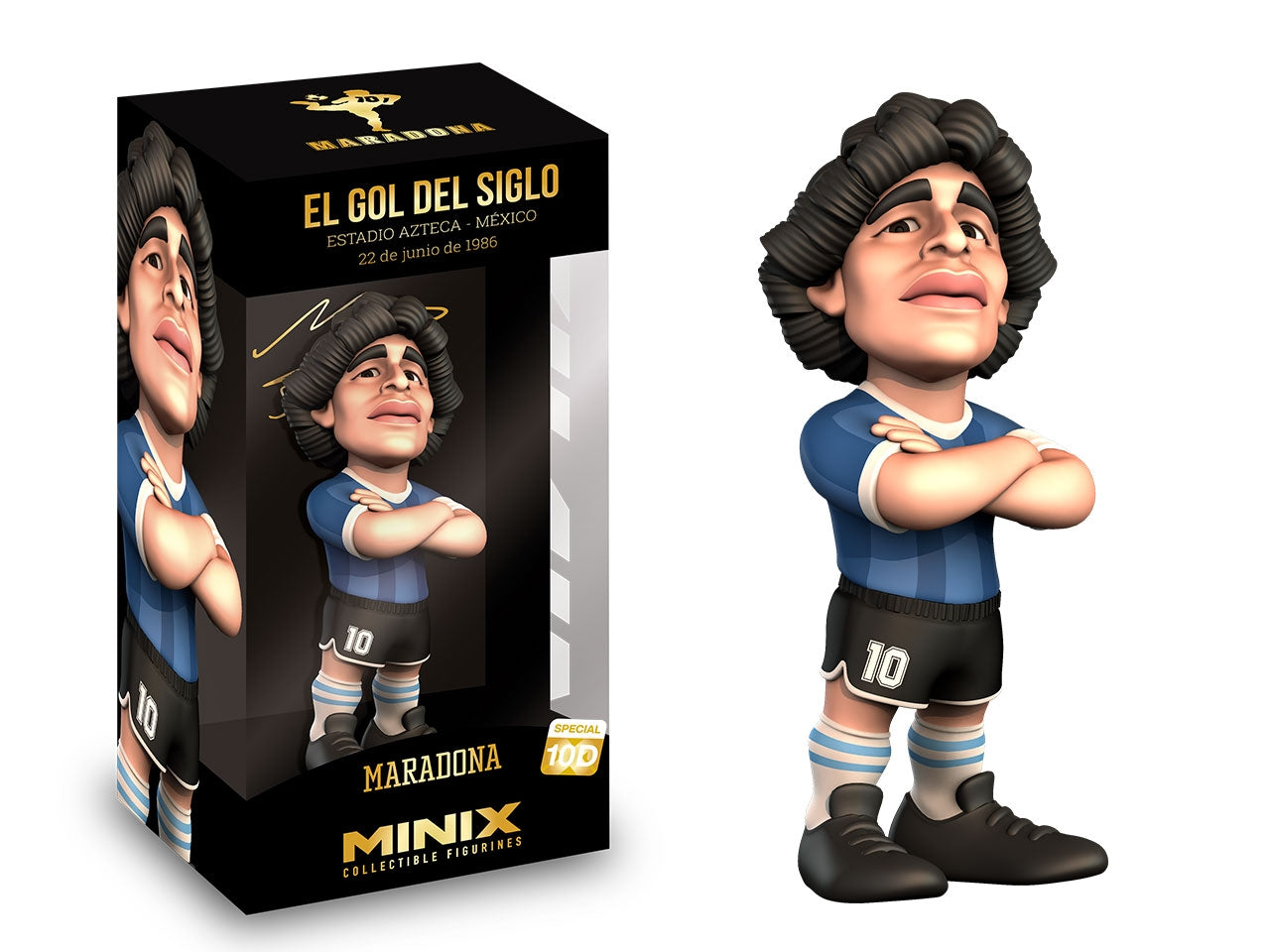 Minix Maradona Century Goal - Figura da Collezione, Multicolor, Età 17+, Gamevision