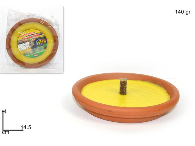 Citronella coccio 14,5cm 140gr.