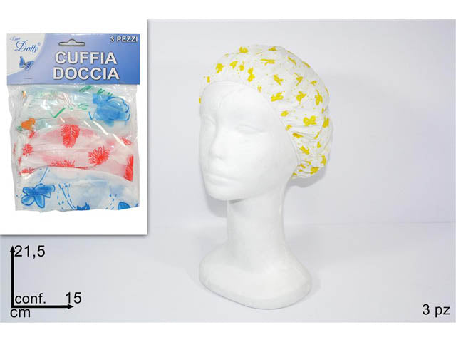 Cuffia doccia set 3 pezzi