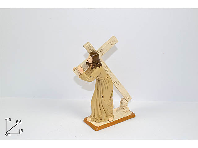 Gesu` c/croce 19cm.