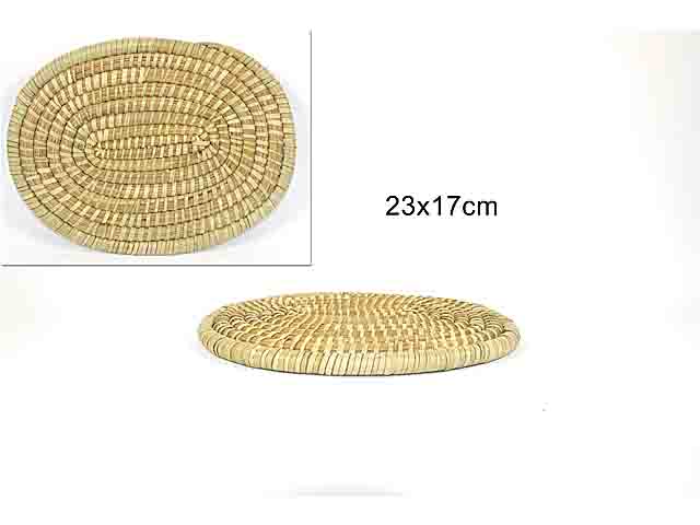 Sottopentola vimini ov.23x17 mj000534b