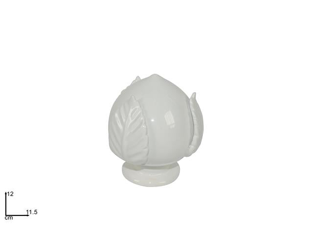 Pomo ceramica bianco 12cm ca006357