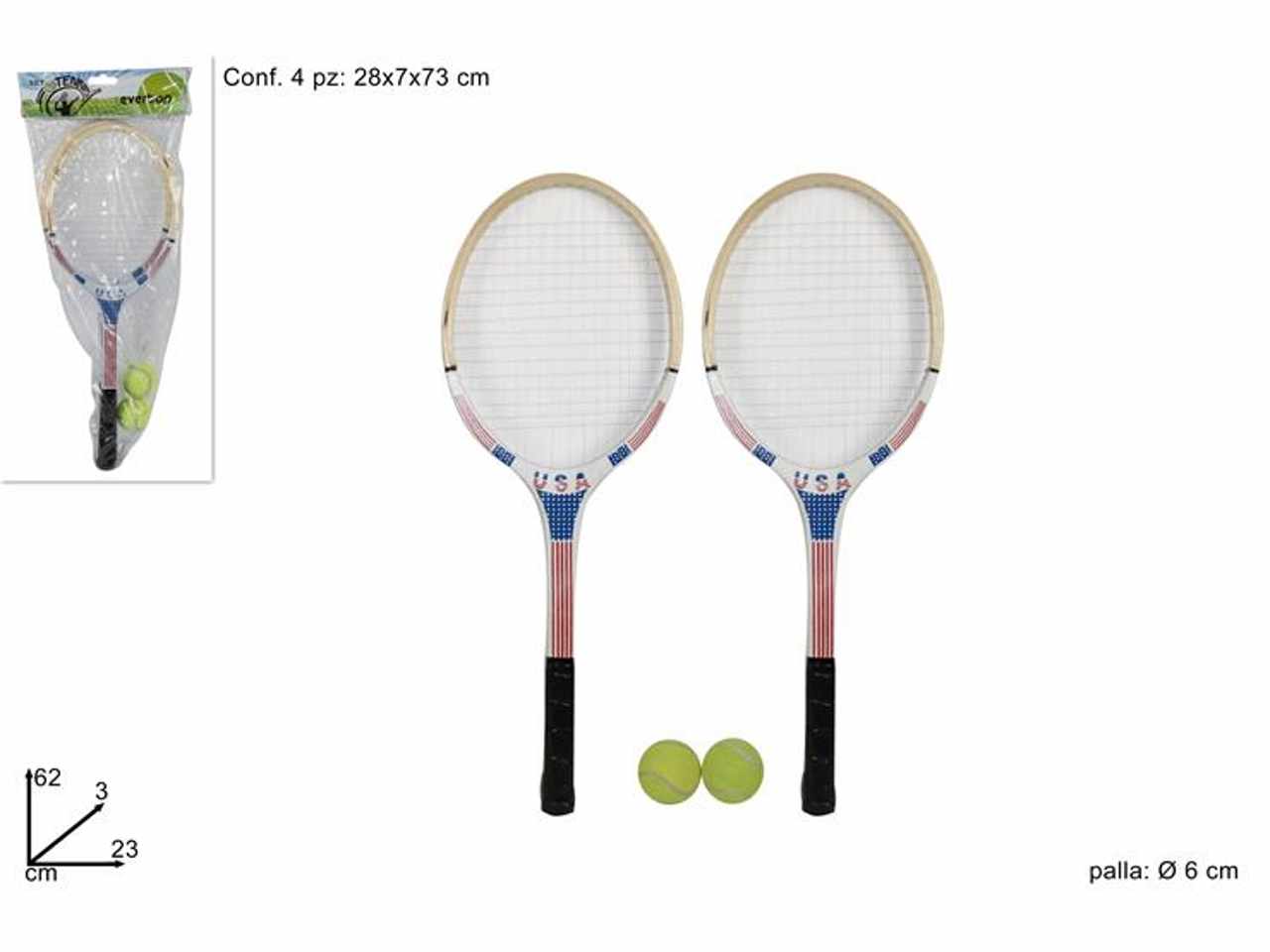 Racchette tennis +2pall. ca006670
