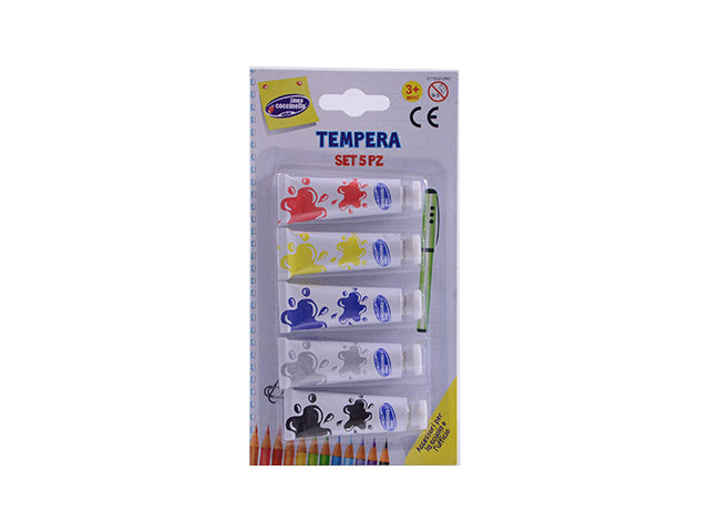 Tempera acrilica due esse colori assortiti