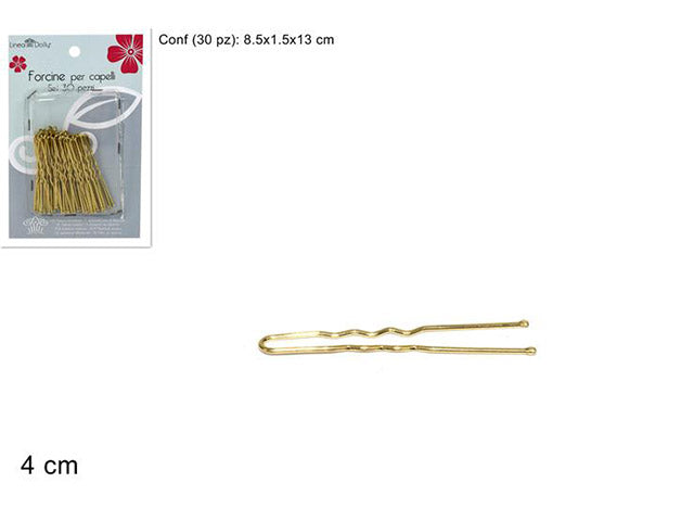 Forcine per capelli 30 pezzi 4cm al005107a