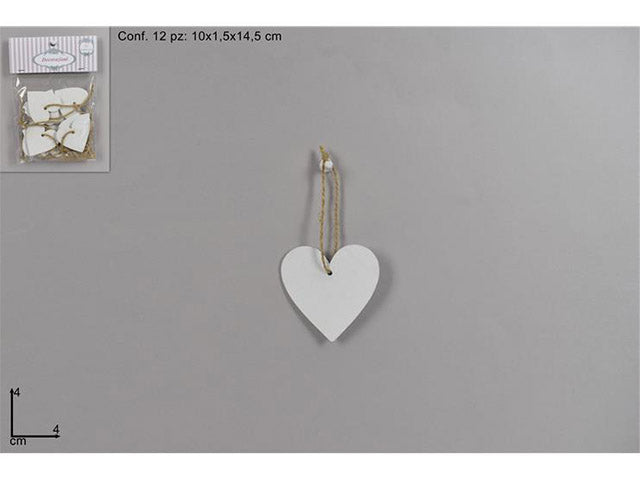 App.cuori legno 4cm 16 pezzi bian.mo000504b