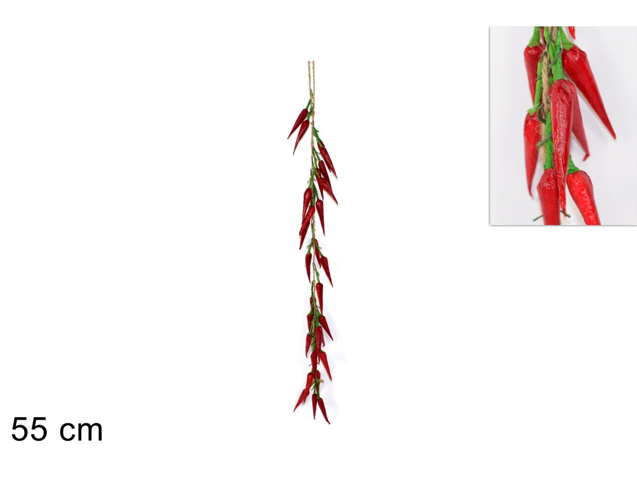 Ghirlanda di peperoncini 5cm