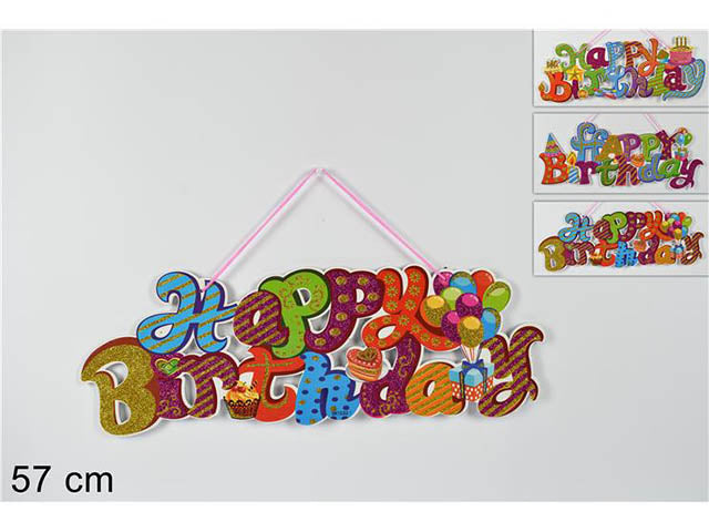 Appendino happy birthday 57cm ro007129