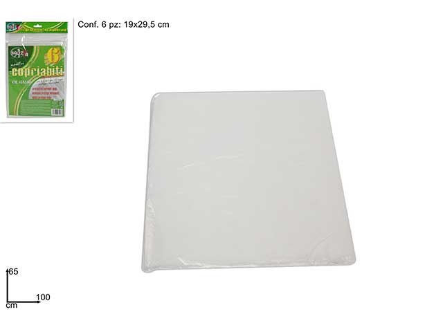 Copriabiti 6 pezzi 65x100cm 2114a