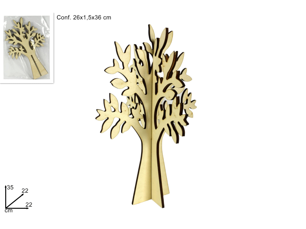 Albero della vita misura 35cm in legno
