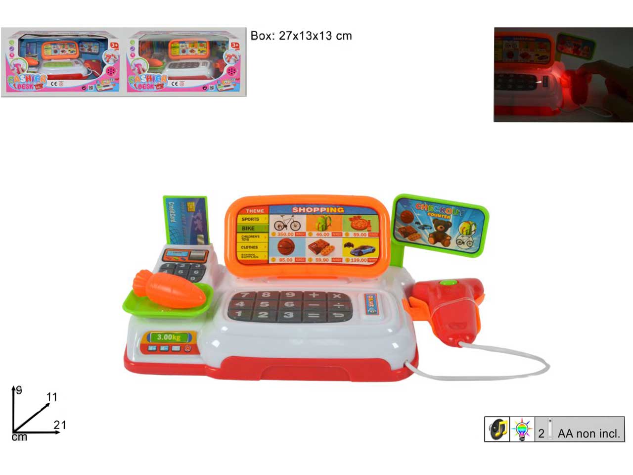 Cassa supermercato assortita