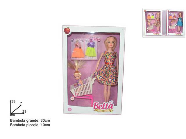 Bambola shopping c/accessori cm001337