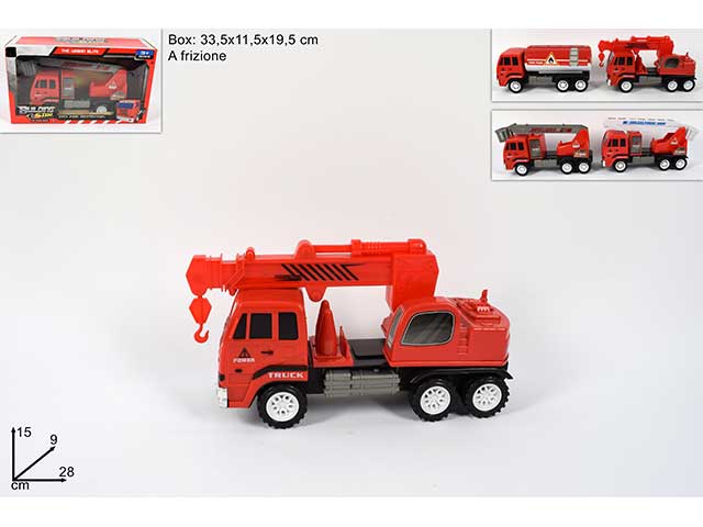 Camion a frizione pompieri cm001400