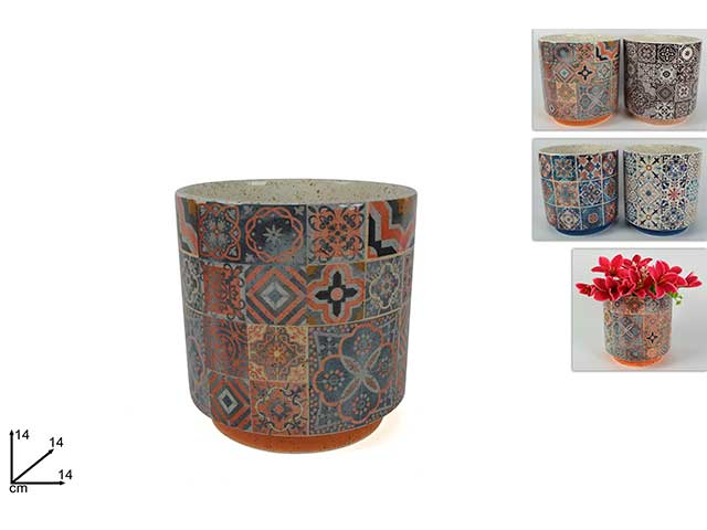 Vaso portapiante tondo 14cm d95050-3