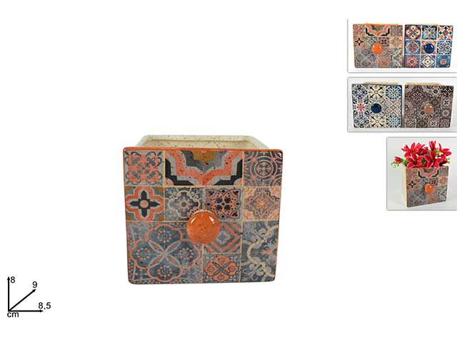Vaso portapiante quadrato 8cm d95416-2