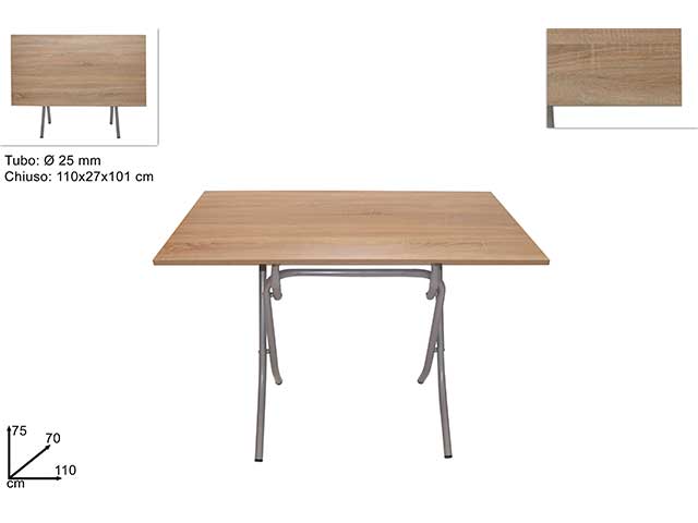 Tavolo richiudibile 70x110 ba000091