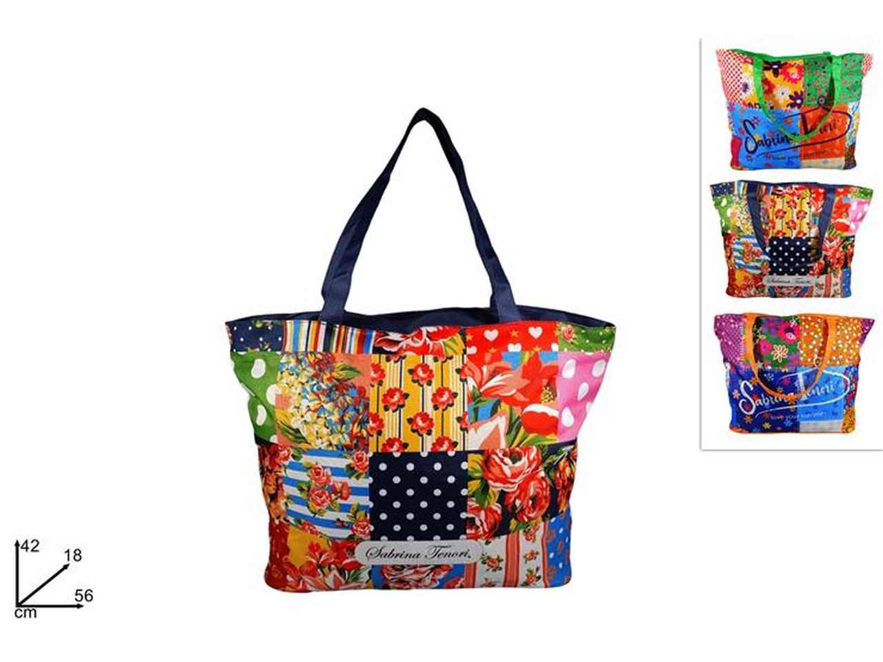 Borsa mare a fantasia
