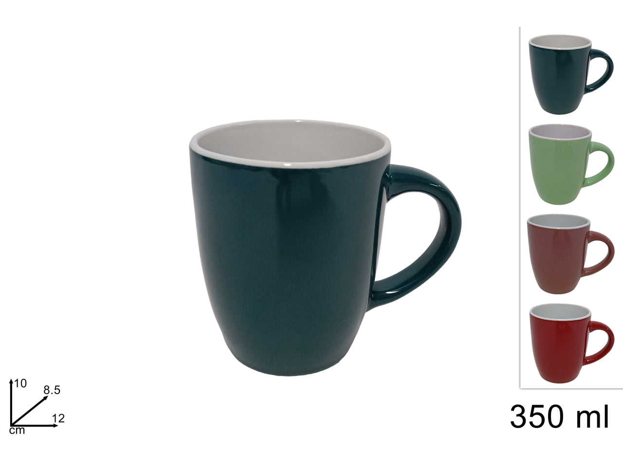 Tazzone mug 350ml - disponibile in 4 colori
