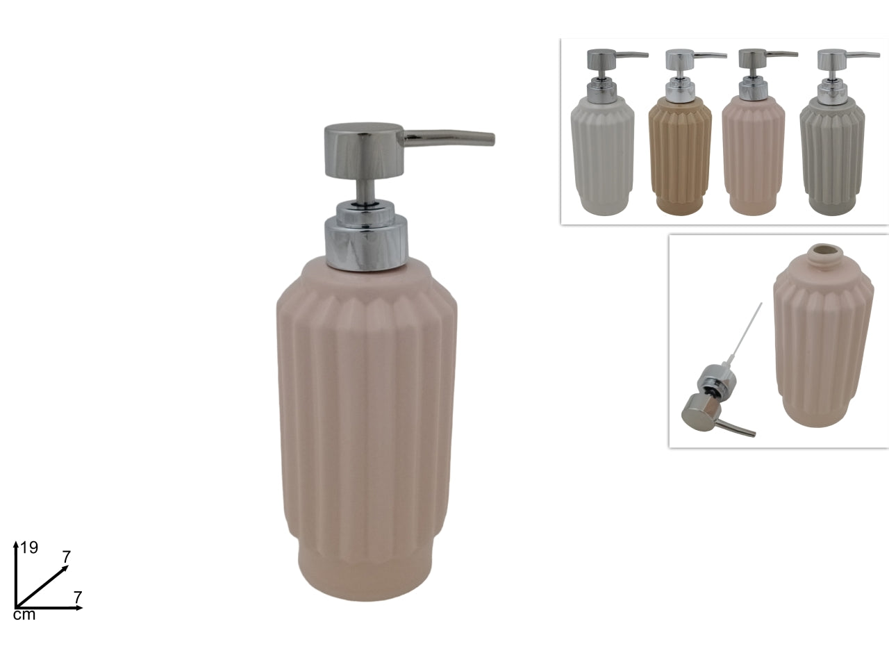 Dosasapone in ceramica - disponibile in 4 colori