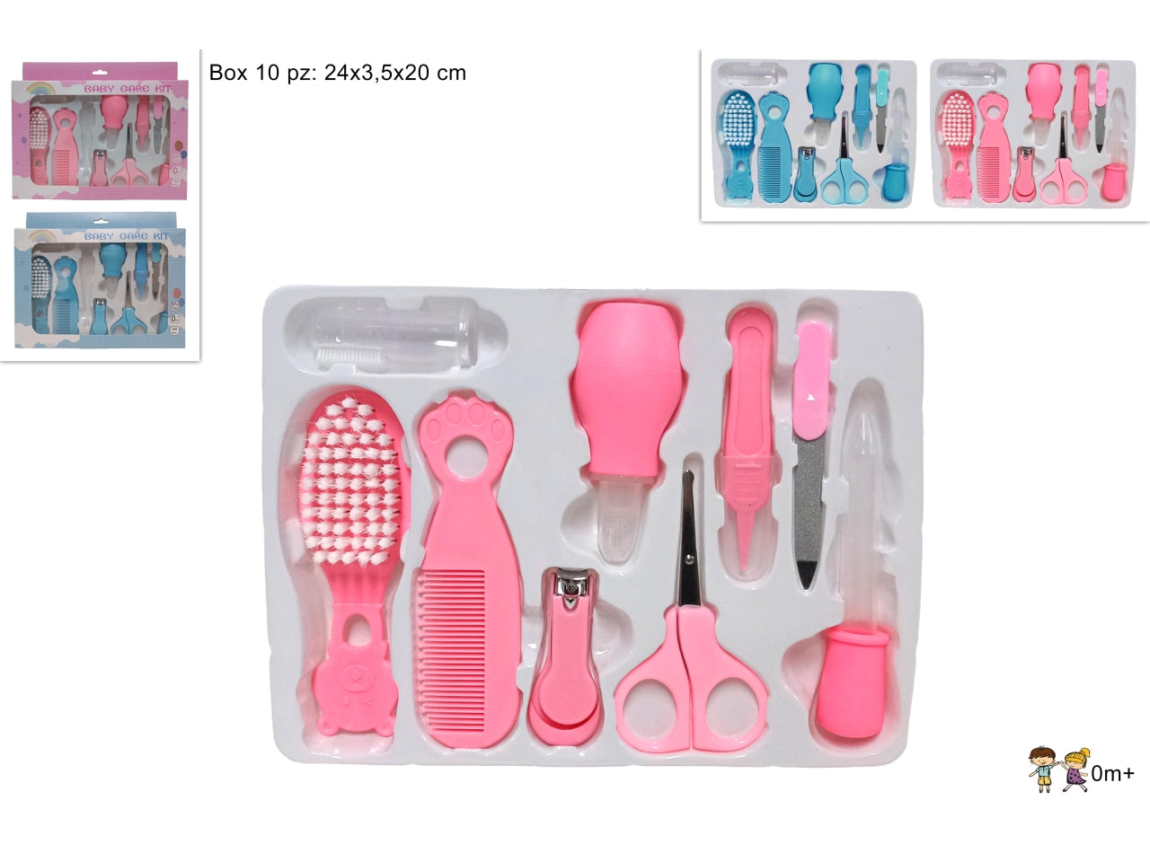 Kit igiene per bimbi - disponibile in 2 colori