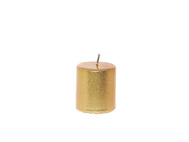 Candela moccolo 7x6,5cm oro 88807
