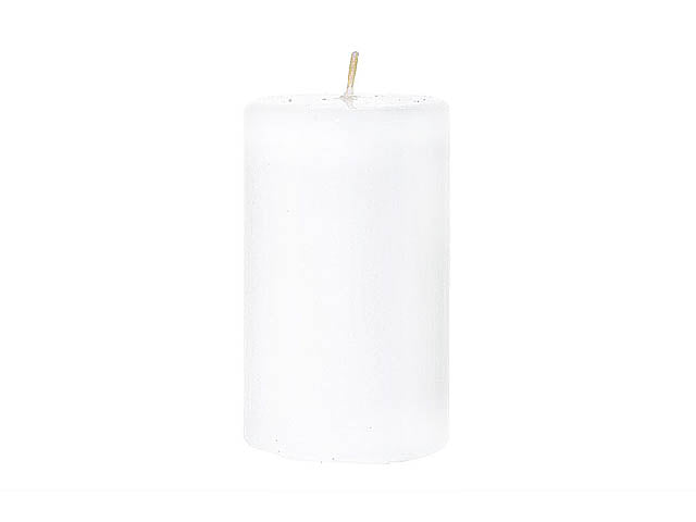 Candela moccolo 15x9cm bianca 89163