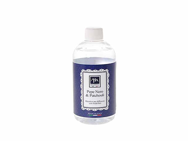 Ricarica per diffusore di essenza maison 250ml fragranza pepe nero e patchouli