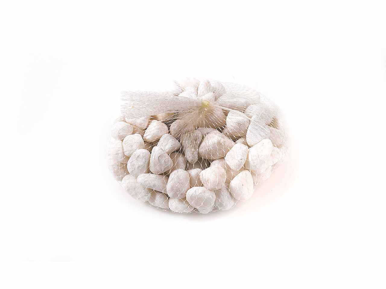 Sassi per decorazione 1kg bianchi 25625