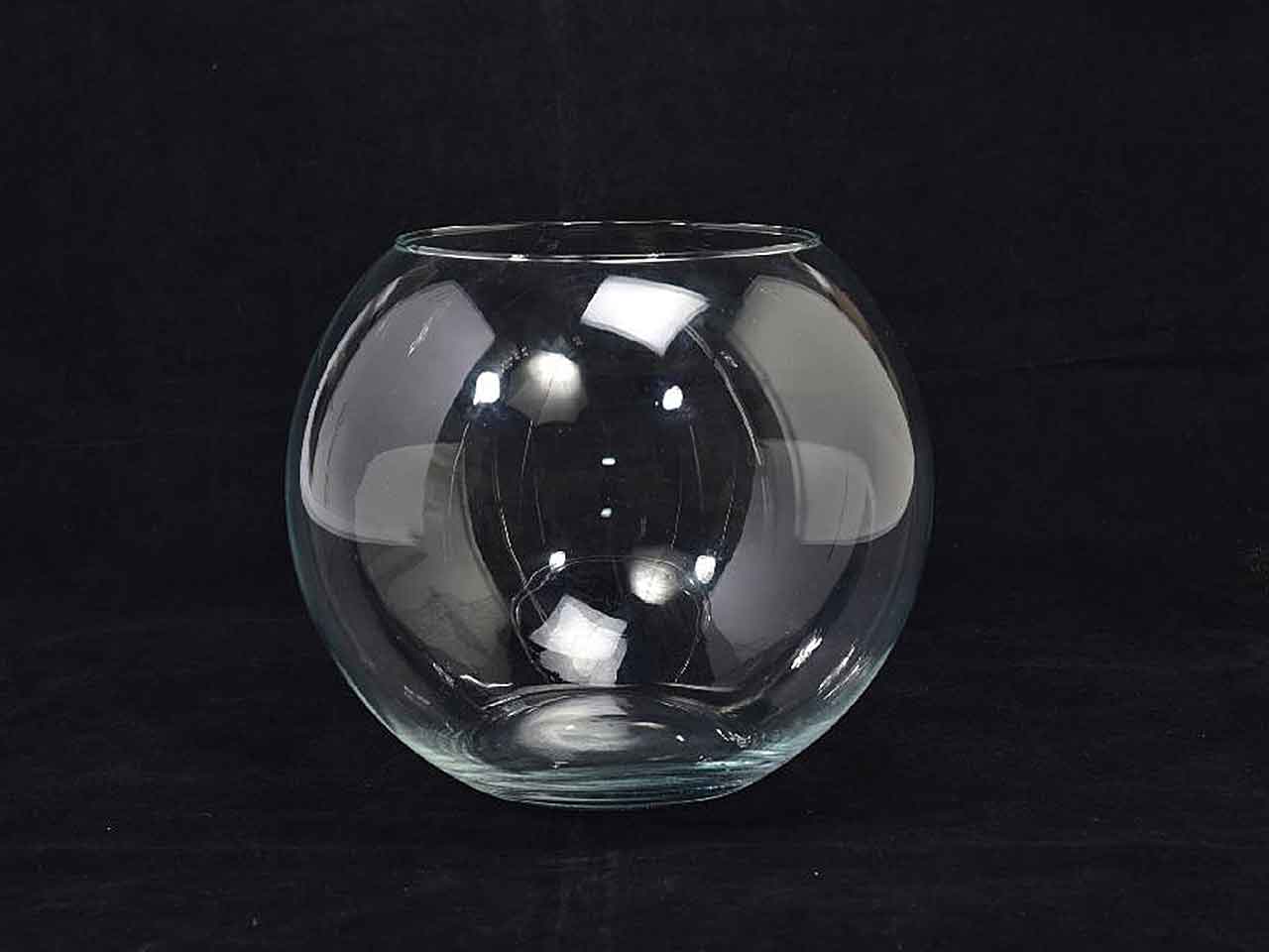 Sfera in vetro trasporta d.25xh.20 48006