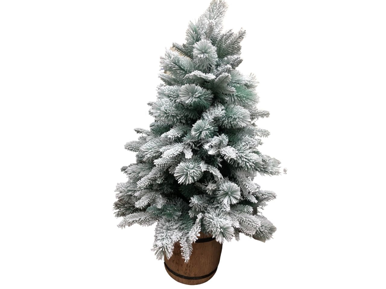 Albero innevato in vaso h.130cm