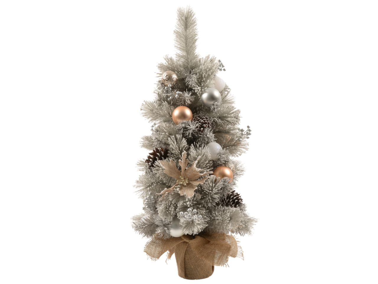 Albero abete natalizio "champagne bliss" h.95cm $