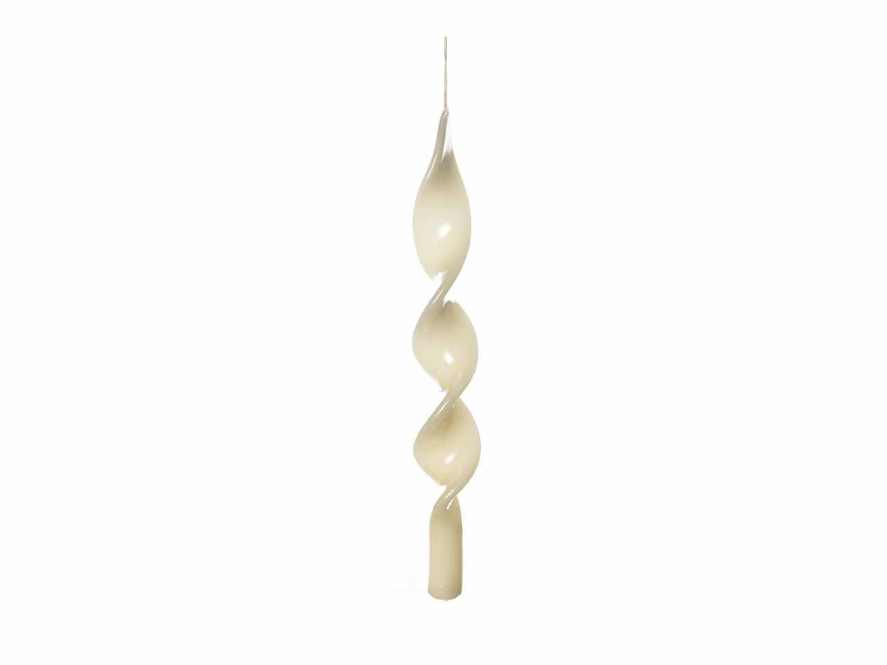 Candela new fiamma avorio lucida h.29xd.2,2cm larga cm 4,5