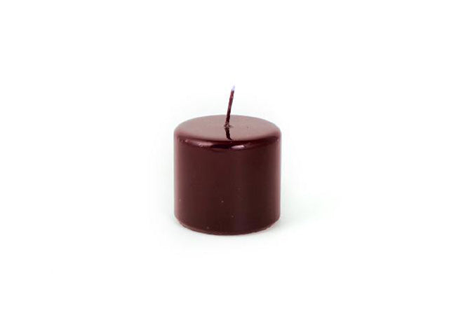 Candela pillar bordeaux 7x8cm 69124