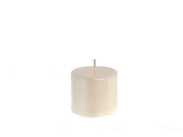 Candela moccolo 7x6,5cm m.perla 92542