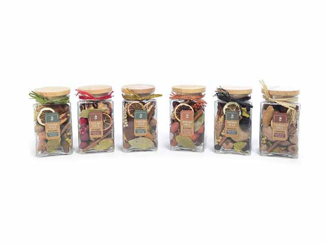 Potpourri in barattolo 10x10cm 25851